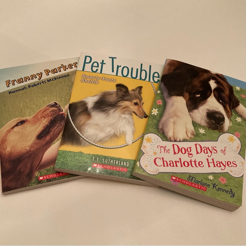 Scholastic Dog Book Bundle Of 3